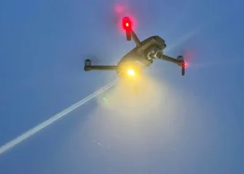 Small drones equipped with high-powered metal-cutting lasers