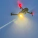 Small drones equipped with high-powered metal-cutting lasers